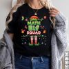 Math Elf Squad Christmas Light Suit Student Teacher Merry Unisex Shirt