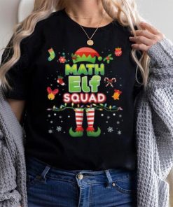 Math Elf Squad Christmas Light Suit Student Teacher Merry Unisex Shirt