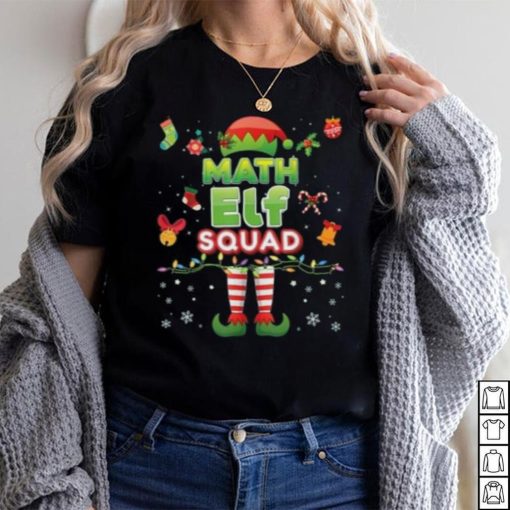 Math Elf Squad Christmas Light Suit Student Teacher Merry Unisex Shirt