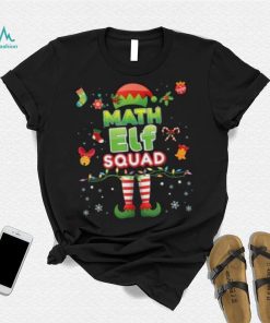 Math Elf Squad Christmas Light Suit Student Teacher Merry Unisex Shirt