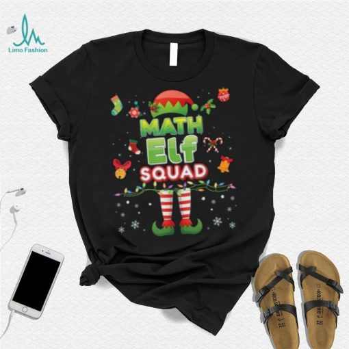 Math Elf Squad Christmas Light Suit Student Teacher Merry Unisex Shirt