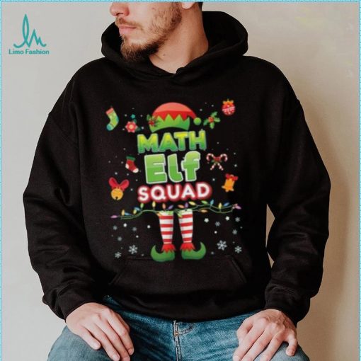 Math Elf Squad Christmas Light Suit Student Teacher Merry Unisex Shirt