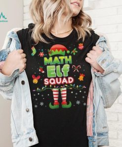 Math Elf Squad Christmas Light Suit Student Teacher Merry Unisex Shirt