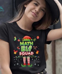 Math Elf Squad Christmas Light Suit Student Teacher Merry Unisex Shirt