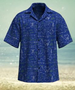 Math Geometry Cube Formula Hawaiian Shirt