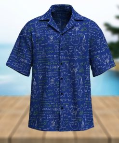 Math Geometry Cube Formula Hawaiian Shirt