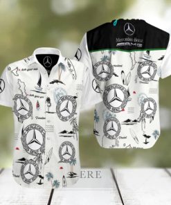 Mecedes Benz Hawaiian Shirt Thoughtful Personalized Gift For The Whole Family