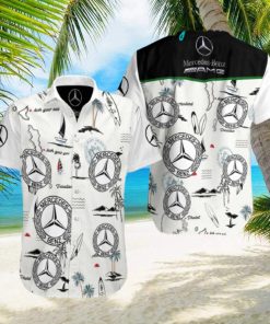 Mecedes Benz Hawaiian Shirt Thoughtful Personalized Gift For The Whole Family