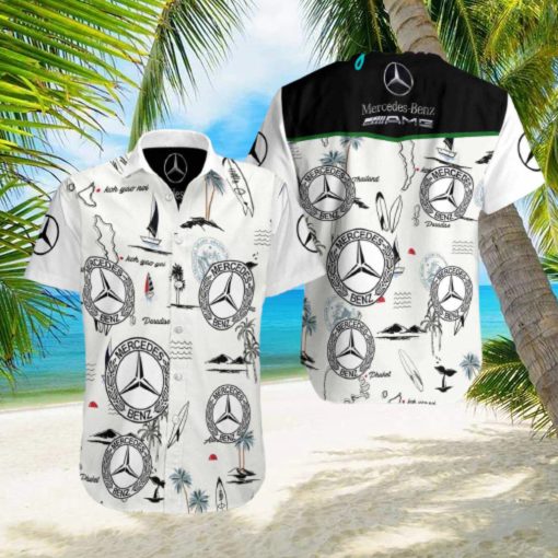 Mecedes Benz Hawaiian Shirt Thoughtful Personalized Gift For The Whole Family