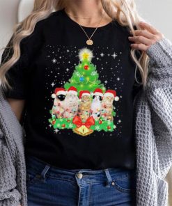 Meeoowy Christmas happy cat year shirt
