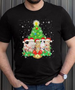 Meeoowy Christmas happy cat year shirt
