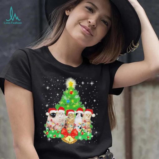 Meeoowy Christmas happy cat year shirt