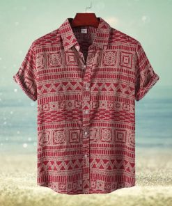 Men s Hawaiian Shirts Summer Floral Print Short Sleeve Button Down Shirt Tropical Holiday Beach Casual Tops