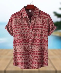 Men s Hawaiian Shirts Summer Floral Print Short Sleeve Button Down Shirt Tropical Holiday Beach Casual Tops