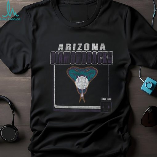 Men’s Arizona Diamondbacks ’47 Black Cooperstown Collection Borderline Franklin T Shirt