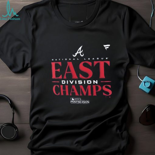 Men’s Atlanta Braves Fanatics Branded Navy 2023 NL East Division Champions Locker Room T Shirt