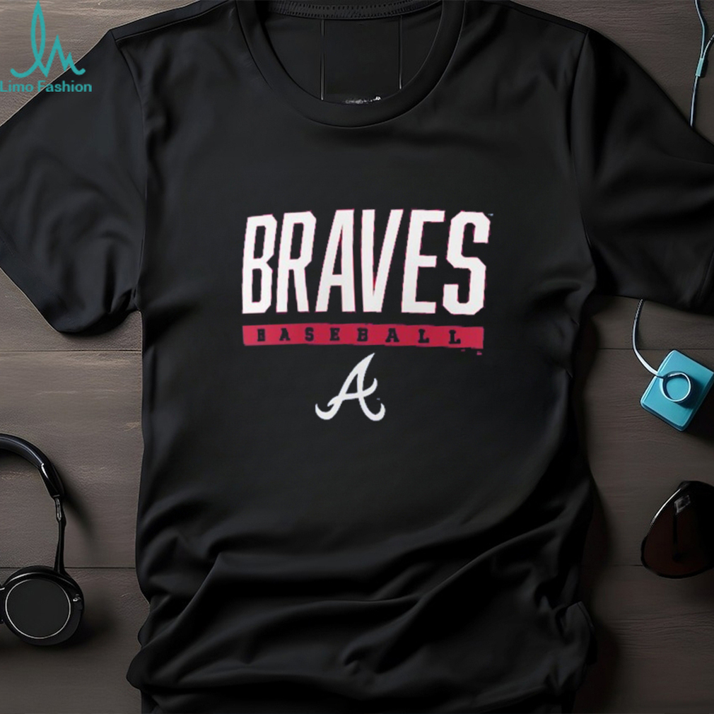 Men's Atlanta Braves Fanatics Branded Navy Power Hit T Shirt - Limotees