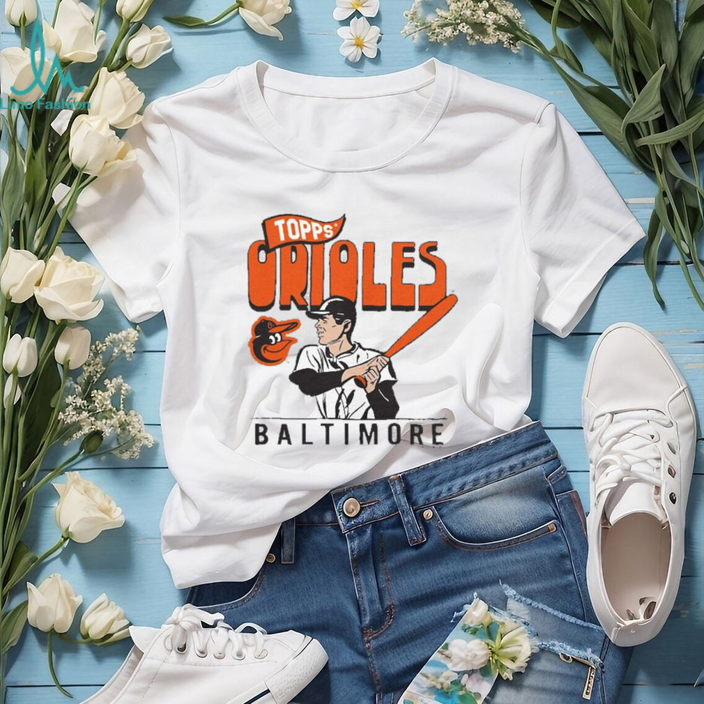 Baltimore Orioles Homage x Topps Tri-Blend T-Shirt - Gray