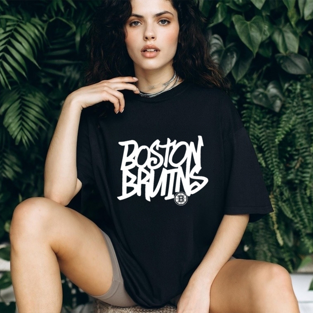 Men's Boston Bruins Levelwear Black Richmond Graffiti T Shirt
