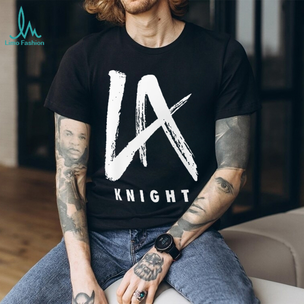 Men's Fanatics Branded Black LA Knight Logo Long Sleeve T Shirt