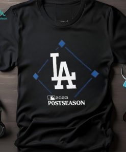 Men's Los Angeles Dodgers Fanatics Branded Black 2023 Postseason Around the  Horn T Shirt - Limotees