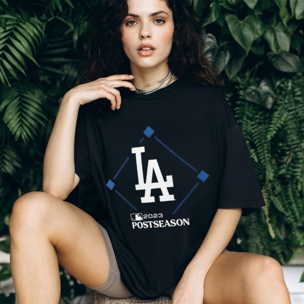 Men's Los Angeles Dodgers Fanatics Branded Black 2023 Postseason Around the  Horn T Shirt - Limotees