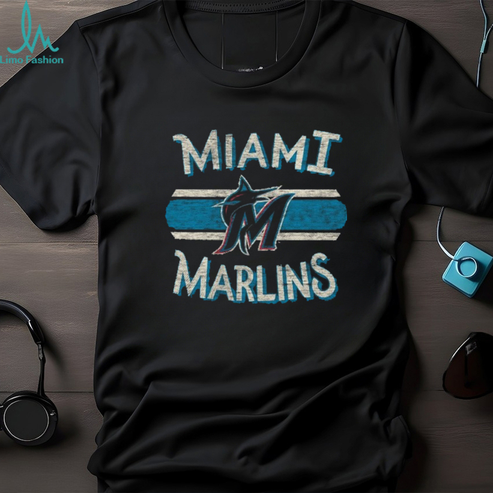 Men's Miami Marlins '47 Black Renew Franklin T Shirt - Limotees