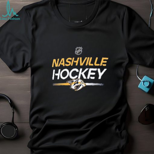 Men’s Nashville Predators Fanatics Branded Navy Authentic Pro Primary Replen Long Sleeve T Shirt