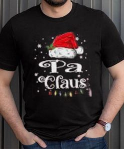Mens Pa Claus Christmas Family Matching Pajama Xmas Light Shirt