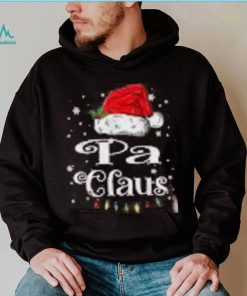 Mens Pa Claus Christmas Family Matching Pajama Xmas Light Shirt