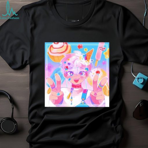 Men’s Unicorn boy cut and sew wide shirt