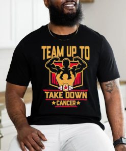 Men’s WWE Connor’s Cure team up to take down cancer shirt