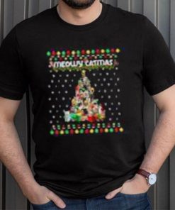Meowy Catmas Cat Christmas Tree Xmas Cats Ornament Decor Shirt