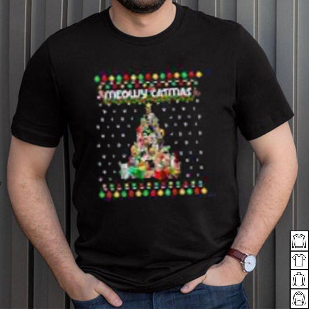 Meowy Catmas Cat Christmas Tree Xmas Cats Ornament Decor Shirt Meowy Catmas Cat Christmas Tree Xmas Cats Ornament Decor Shirt