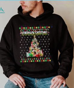 Meowy Catmas Cat Christmas Tree Xmas Cats Ornament Decor Shirt