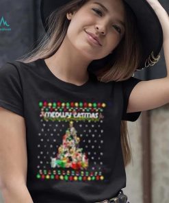 Meowy Catmas Cat Christmas Tree Xmas Cats Ornament Decor Shirt