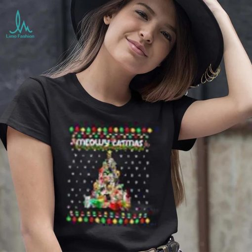 Meowy Catmas Cat Christmas Tree Xmas Cats Ornament Decor Shirt