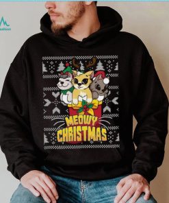 Meowy Catmas Holiday Merry Christmas Ugly Shirt