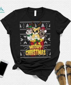 Meowy Catmas Holiday Merry Christmas Ugly Shirt