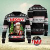 Cat and Sock Knitting Pattern Christmas 3D Sweater