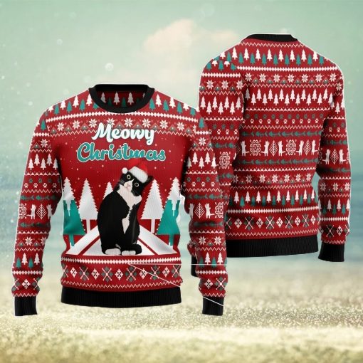 Meowy Christmas Men And Women Christmas Gift 3D Ugly Christmas Sweater