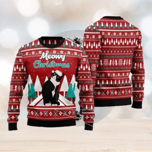 Meowy Christmas Men And Women Christmas Gift 3D Ugly Christmas Sweater