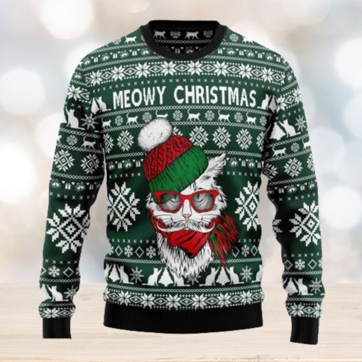 Meowy Tacky Outfit Ugly Christmas Sweater Thankgiving Gift Men Women