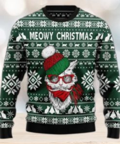 Meowy Ugly Sweater Best Gift For Christmas