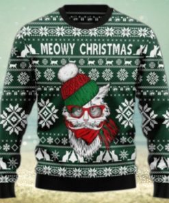 Meowy Ugly Sweater Best Gift For Christmas