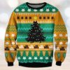 Groot And Grinch Funny Knitting Pattern For Ugly Sweater