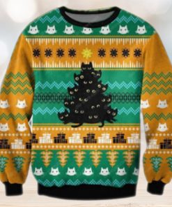 Meowy Ugly Sweater Gift For Christmas