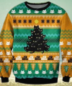 Meowy Ugly Sweater Gift For Christmas