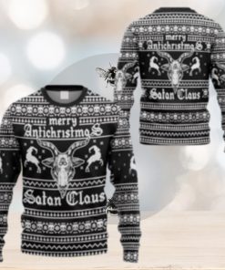 Merry Antichristmas Satan Claus Ugly Christmas Sweater