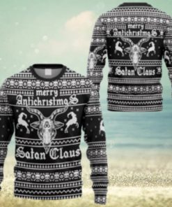 Merry Antichristmas Satan Claus Ugly Christmas Sweater